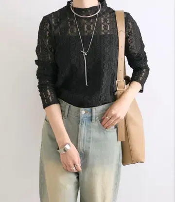 리브 드와 레이스 티셔츠