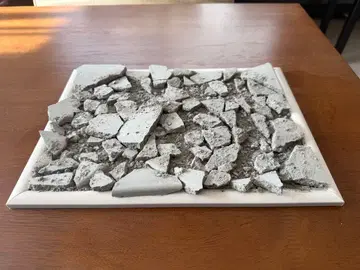 폐허 흔적풍 디오라마 베이스