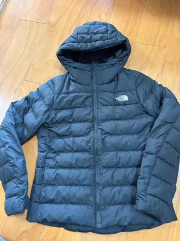 The North Face 후드 부착 다운 자켓 M 블랙