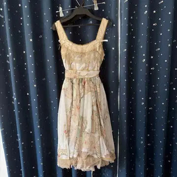 트리플 포춘 triple fortune 릴리 크로스 오버롤 스커트