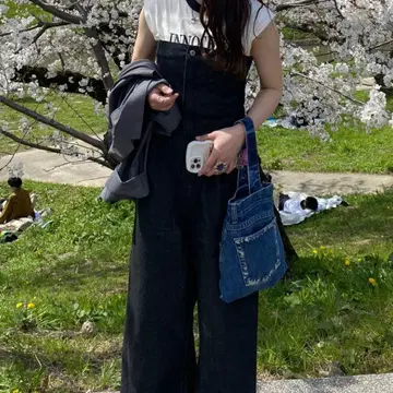 kastane 데님 살로펫 블랙