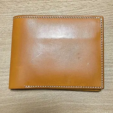 이케노하타 긴카쿠 클램프 지갑 소가죽