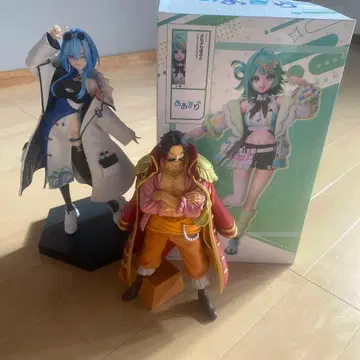 애니메이션 캐릭터 피규어 2체 세트