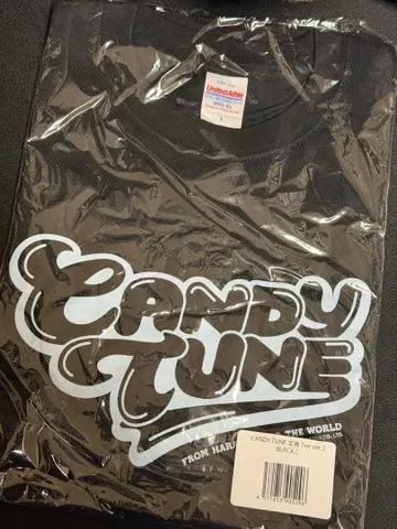 CANDY TUNE 스테디셀러 T셔츠 ver.2 BLACK XL