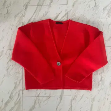 allureville 빨간색 가디건 M 사이즈