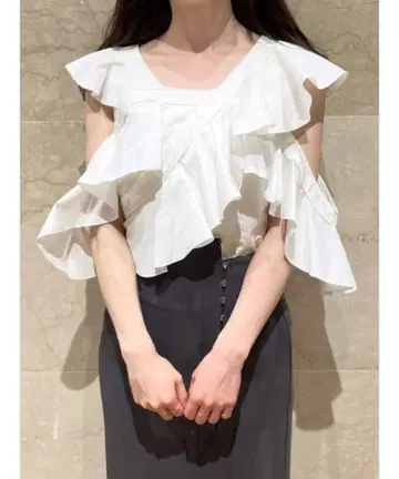 snidel 아지메 셔츠