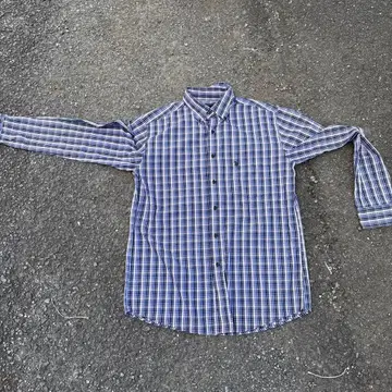 U.S. POLO ASSN. 체크 무늬 긴팔 셔츠 M