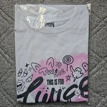 TWICE THIS IS FOR 멤버 디자인 T셔츠 L 사이즈