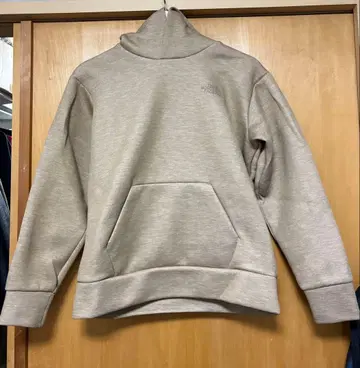 THE NORTH FACE 베이지 하이넥 후드티