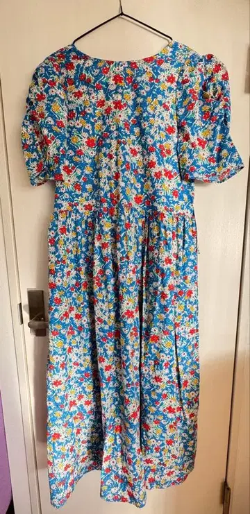 ALLEY TOKYO 꽃무늬 원피스 블루