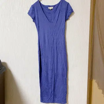 See You Monday [ XS ] 블루 blue 반팔 롱 원피스