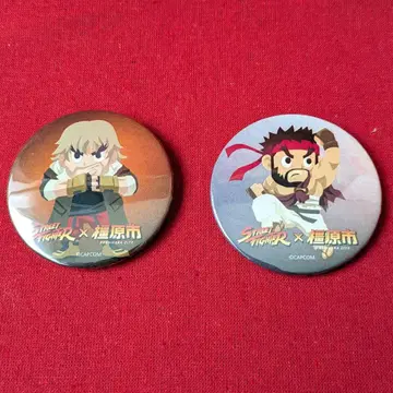 레어 스트리트 파이터 카시하라시 캔뱃지 류 켄 한정판
