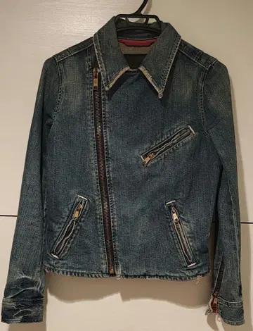 가격 인하 중 Levi's 데님 라이더 자켓 더블 빈티지 가공