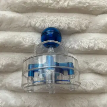 파란색 플라스틱 회전 완구