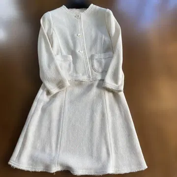 아이보리 스커트 수트 세트 입학식