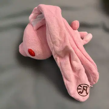 척스GP 범용 토끼 봉제 인형 듀얼 펜 파우치 핑크