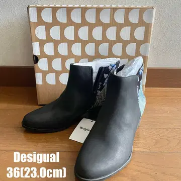 새상품 Desigual 패치워크 부츠 36 (23.0cm)