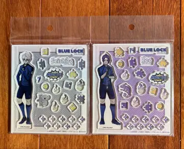 블루 록 아크릴 플레이크 부품 나기 세이시로 미카게 레오