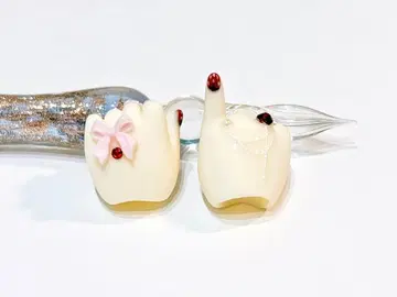 TinyFox 1/6 핸드 부품 네일 커스텀 핸드만