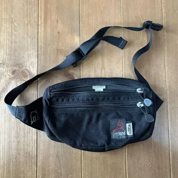 overland 오버랜드 바디백 웨스트 파우치 블랙