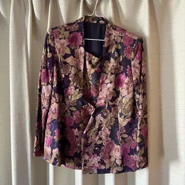 MARROWNERIE 꽃무늬 테일러드 자켓 빈티지