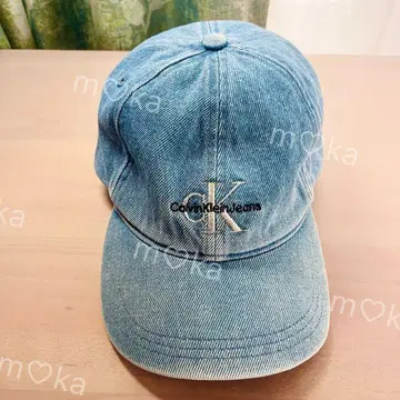 Calvin Klein Jeans 데님 캡 캘빈클라인 진