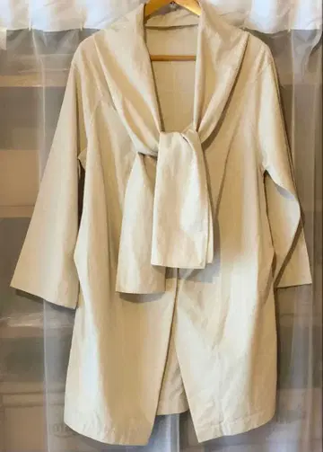 Jane Marple 제인 마플 돈 루 살롱 린넨 롱 코트