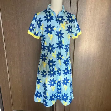 efficace 꽃무늬 폴로 원피스 사이즈 L