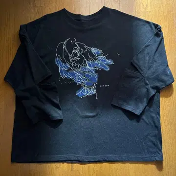 요네즈켄시 모자 T 긴팔 티셔츠