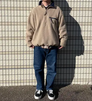 L.L.Bean 하프 지퍼 플리스 자켓 미국제