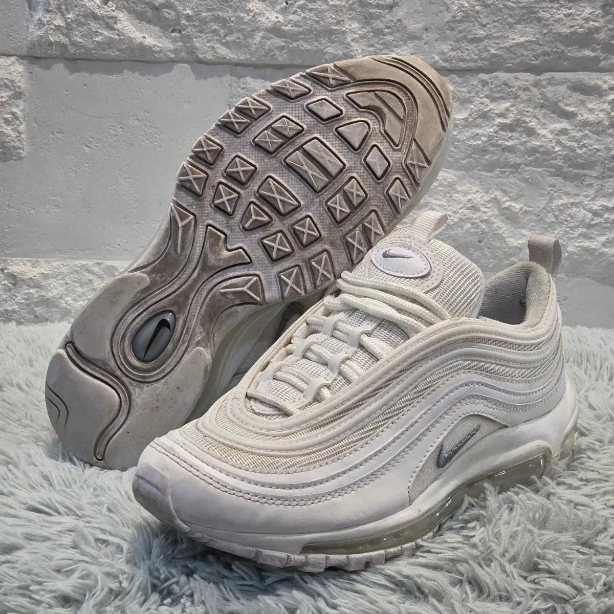 2w-27:나이키 에어맥스 97 트리플 화이트 230mm | 브랜드 중고거래 플랫폼, 번개장터