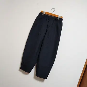 커브 팬츠 벌룬 팬츠 블랙 모노톤 M 사이즈 캐주얼