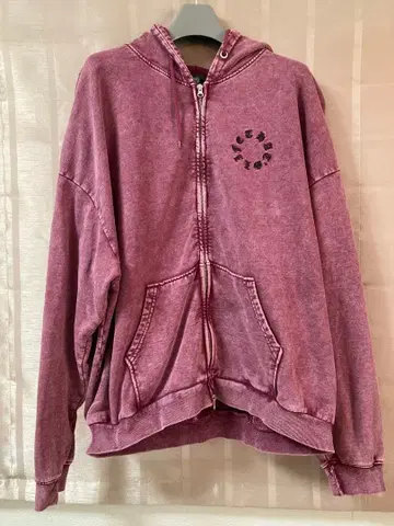 that'sLife 지퍼 후드티 레드 빨간색 XL