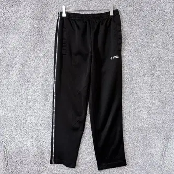 3591 트랙 팬츠 M 블랙 사이드 라인 루즈핏 스포츠 홈웨어