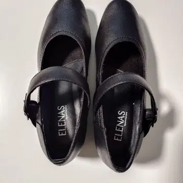 ELENAS 블랙 발레 슈즈