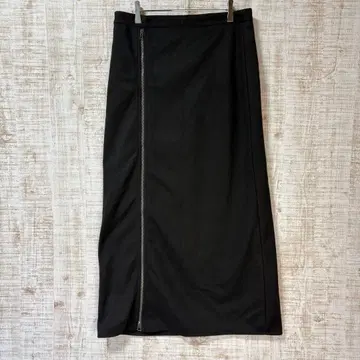 Dazy 프론트 지퍼 타이트 스커트 블랙 XL