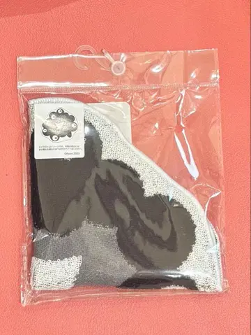 EXPO2025 미야쿠미야쿠 자카드 미니 타월 다이컷 흑백