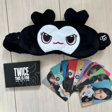 TWICE THIS IS FOR 도쿄돔 안대&카드