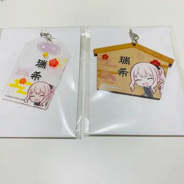 프로세카 아키야마 미즈키 아크릴 부적풍 키링 에마풍 키링