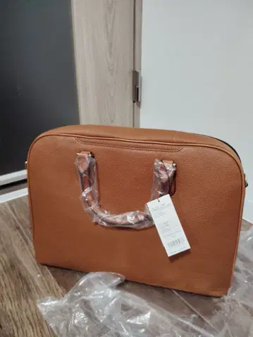 에르고포크 가죽 백 카멜