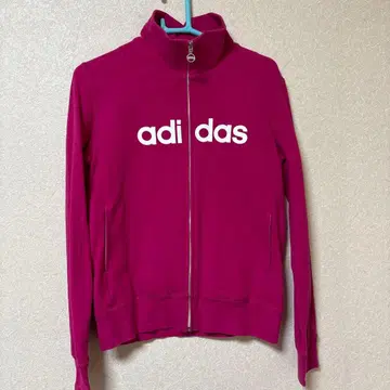 아디다스 트랙 자켓 저지 핑크 레드 M