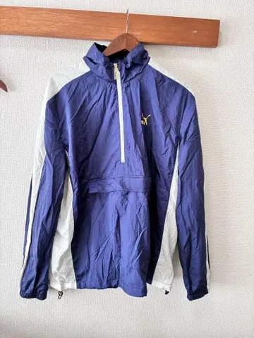 PUMA 네이비 하프 지퍼 자켓