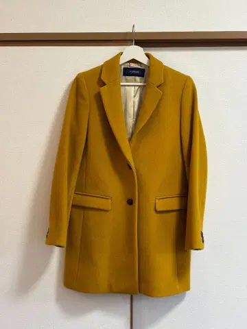 맥레거 체스터 코트 머스타드