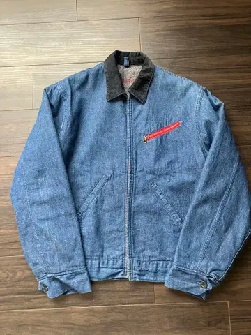 다크 네이비 60s 91-B Type 스토어 데님 자켓 vintage