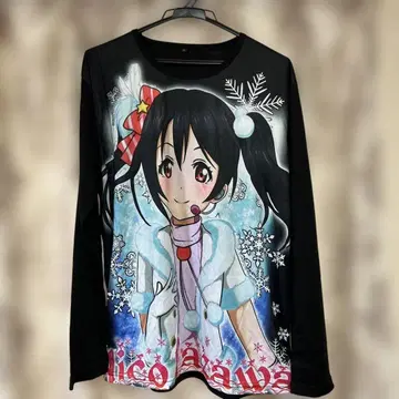 러브 라이브! 롱 T셔츠 스노하레 야자와 니코 L사이즈