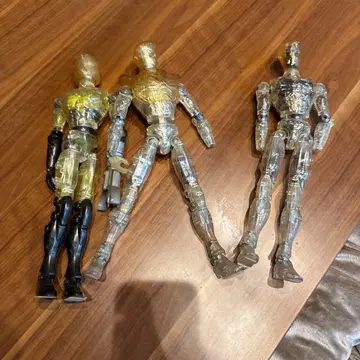SF 피규어 투명 금 은 블랙 3체 세트