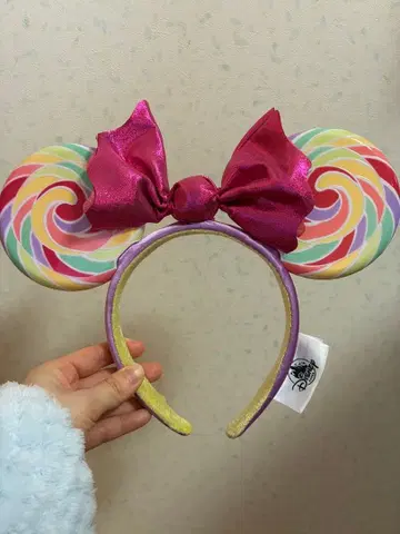 컬러풀 캔디 귀 머리띠
