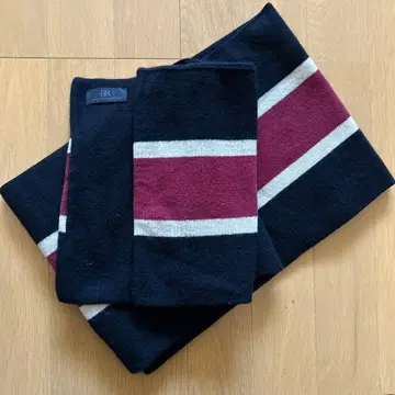 BANANA REPUBLIC 스트라이프 머플러 캐시미어 100%