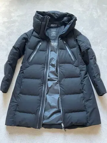 미즈사와 다운 코트/마운테니어 하프 코트/여성용 다운 코트/기능성 다운