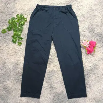 [ HAU ] 클래스카 다크 블루 캐주얼 팬츠 (38) 앵클 기장 M